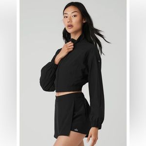 Aloyoga Clubhouse Jacket sz M black, full zip